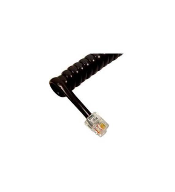 Picture of GCHA444012-FBK / 12' BLACK Handset Cord 1200BK