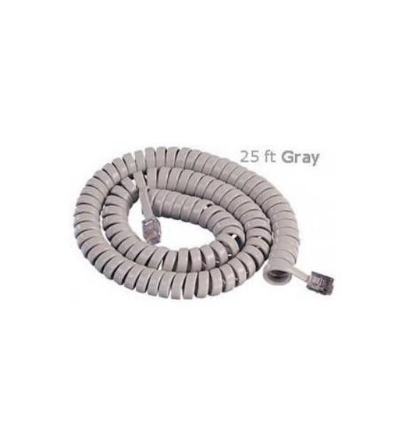 Picture of GCHA444025-FPG 25' PEARL GY Handset Cord 2500PG