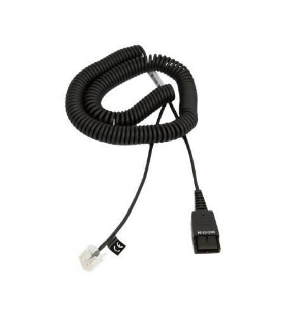 Picture of Jabra QD to RJ-45 Coiled Cord Siemens GN-8800-01-94