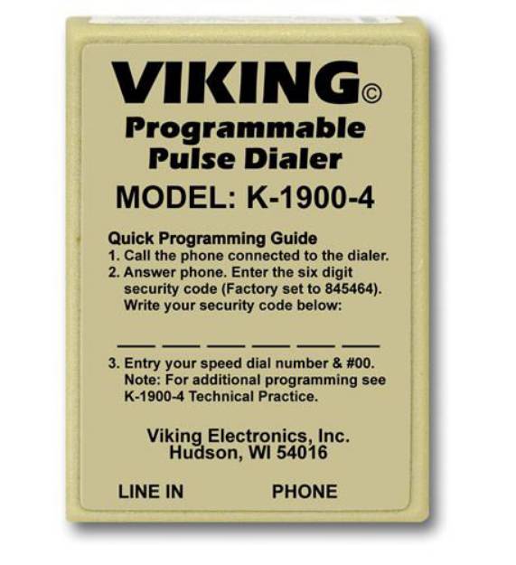 Picture of Viking Hot Dialer with Pulse VK-K-1900-4