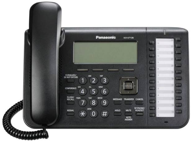 Picture of Refurbished Equipment RB-KX-UT136-B - SIP PHONE OPEN BOX