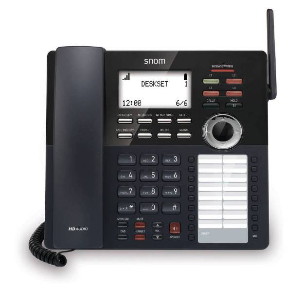 Picture of Snom M18-KLE - SIP DECT 4-Line Deskset