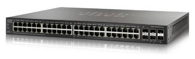 Picture of CISCO SG350X-48P-K9 - 48-Port Gigabit PoE Stackable Switch