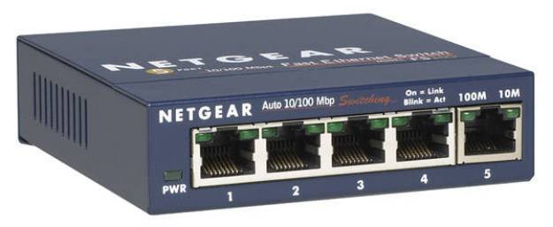 Picture of Netgear FS105NA - Prosafe 5 port 10/100 Desktop Switch