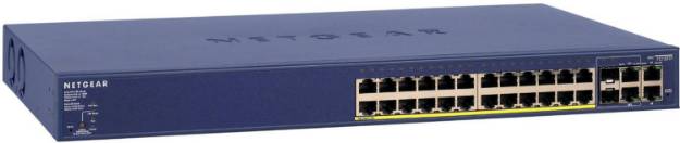 Picture of Netgear FS728TP-100NAS - 24 Port 10/100 Switch with 24 Port POE