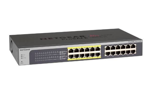Picture of Netgear JGS524PE-100NAS - 24 Port Gigabit Mng. Switch with 12 POE