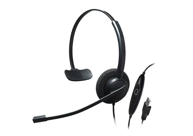 Picture of ADDASOUND CRYSTAL-SR2731 - Single Ear, Noise Cancelling USB Headset