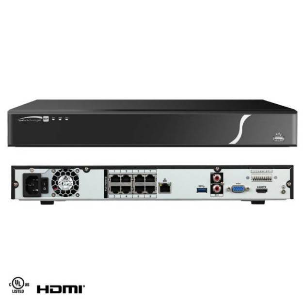 Picture of SPECO SPC-N8NXP6TB - 8 Ch NVR with POE, 200Mbps, 4K , 6TB