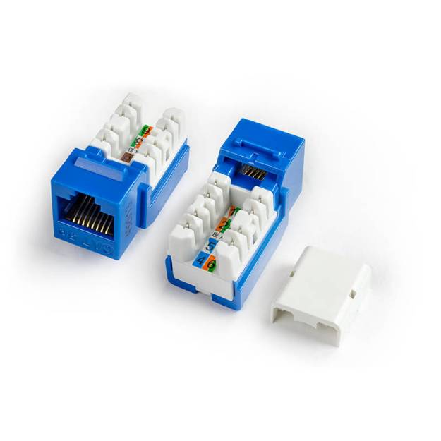 Picture of HYPERLINE HY-CAT5-JACKPACK-WH-50 - KJNE-8P8C-C5E-90-WH-50 JACK PACK WHITE