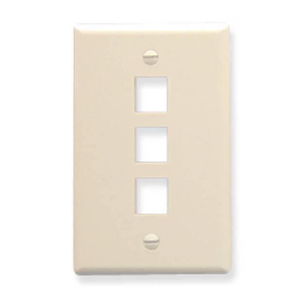 Picture of ICC FACE-3-AL - IC107F03AL - 3Port Face - Almond