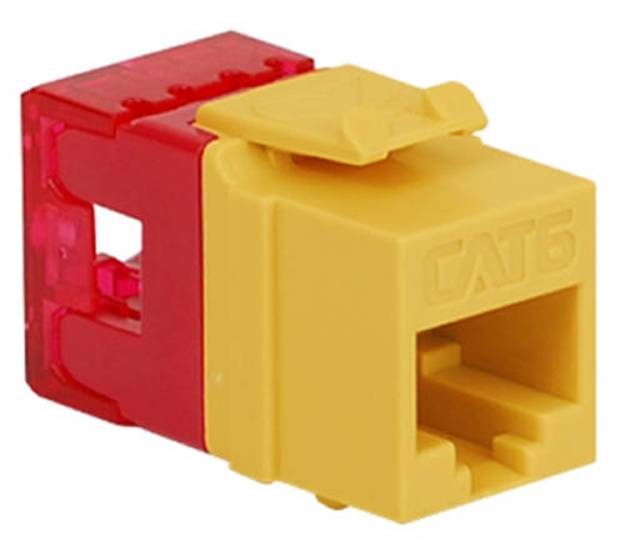 Picture of ICC IC1078F6YL - MODULE, CAT 6, HD, YELLOW