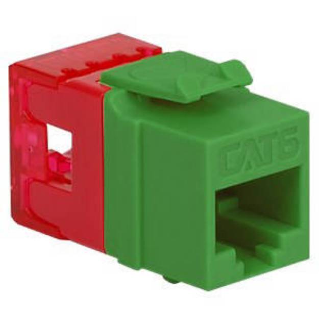 Picture of ICC IC107F6CGN - MODULE, CAT 6, HD, 25PK, GREEN