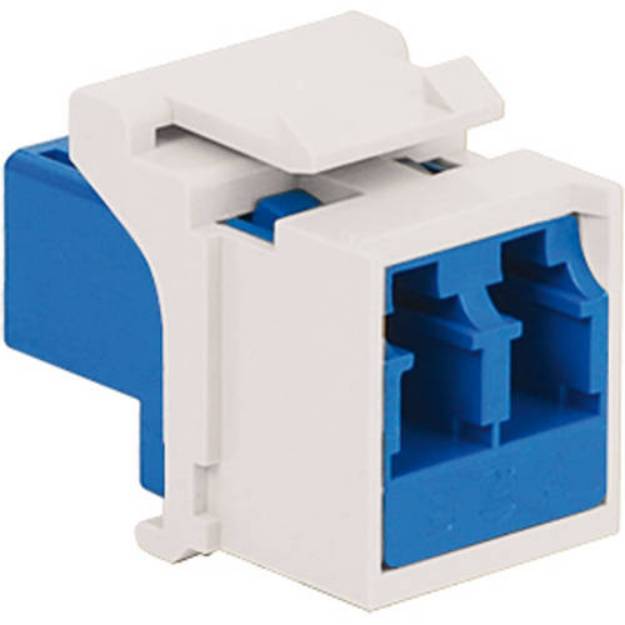 Picture of ICC IC107LC2WH - MODULE FIBER OPTIC, LC, DUPLEX, WHITE