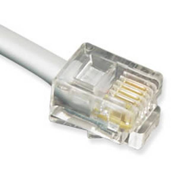 Picture of Cablesys ICC-ICLC414FSV - GCLB466014 / 14' Flat Line Cord 6P4C SV