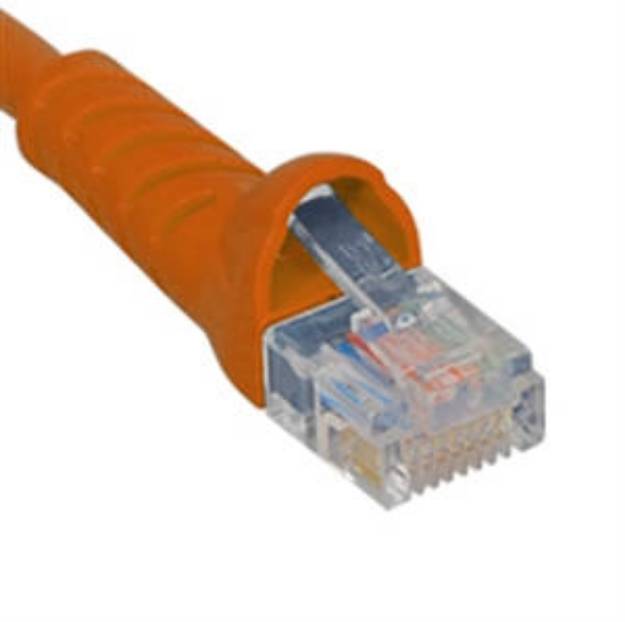 Picture of ICC ICPCSJ25OR - PATCH CORD, CAT 5e, MOLDED BOOT, 25' OR