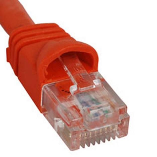 Picture of ICC ICPCSK10OR - PATCH CORD, CAT 6, MOLDED BOOT, 10' OR