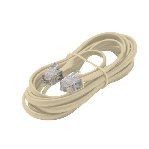 Picture of Steren 304-007IV - 4C 7' Ivory Modular Line Cord