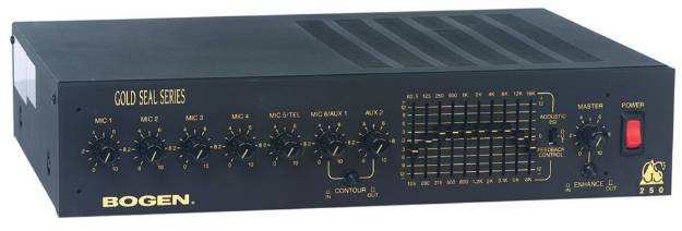 Picture of Bogen GS100D - 100 Watt Dual EQ Amp