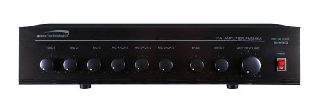 Picture of SPECO SPC-PMM120A - 120W PA Mixer Power Amplifier w/ 6 Input