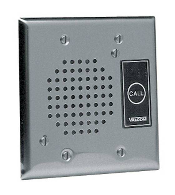Picture of VALCOM V-1072A-ST - Talkback Doorplate Speaker - Stnless Stl