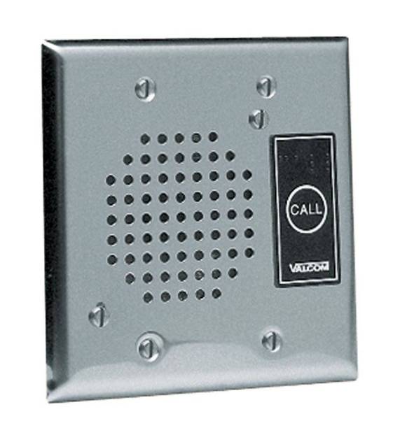 Picture of VALCOM V-1072B-ST - Doorplate Spkr, Flush w/LED (Stainless)