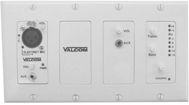 Picture of VALCOM V-9985W - In-wall Modular Mixer