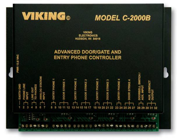 Picture of Viking Electronics C-2000B - Viking C-2000B Door Entry Controller