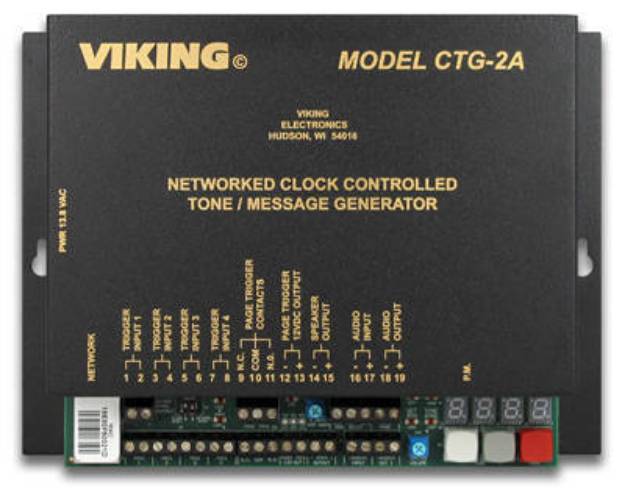Picture of Viking Electronics CTG-2A - Network Clock Controlled Tone Generator