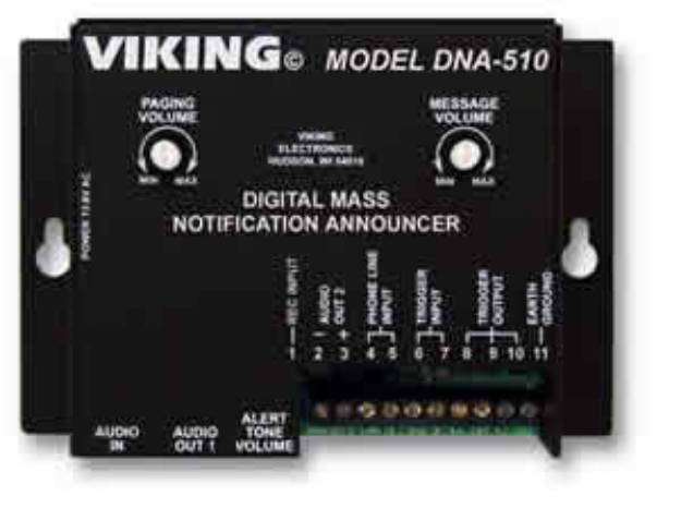 Picture of Viking Electronics DNA-510 - Digital Mass Notification Announcer