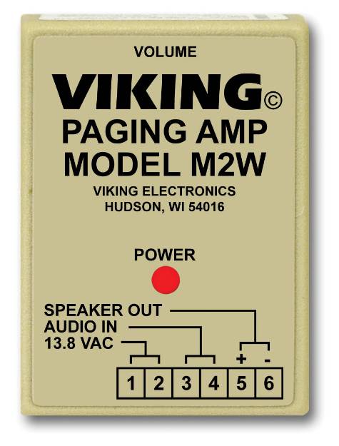 Picture of Viking Electronics M2W - Paging Power Amp w/25AE Paging Horn Inc.