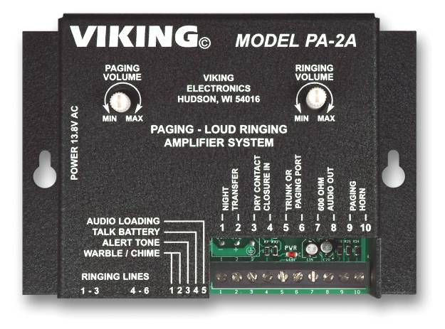 Picture of Viking Electronics PA-2A - Paging Loud Ringer with 8 Ohm Horn