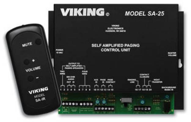 Picture of Viking Electronics SA-25 - Self Amplified Paging System Control