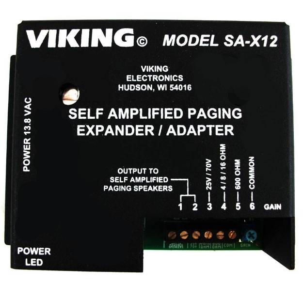 Picture of Viking Electronics SA-X12 - Self Amplified Paging System Expander