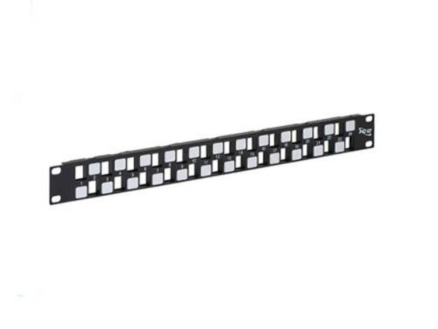 Picture of ICC IC107BE241 - PATCH PANEL, BLANK, EZ, 24-PORT, 1 RMS