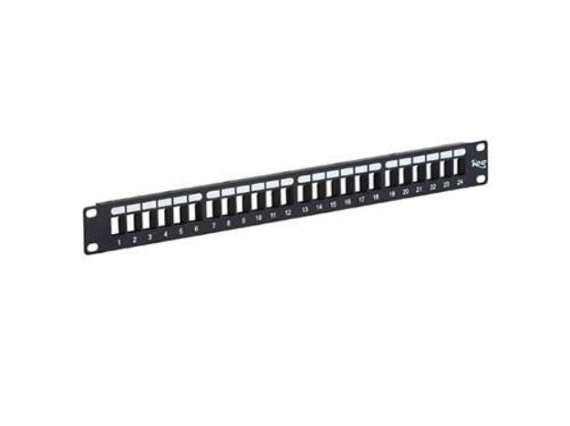 Picture of ICC IC107BP241 - PATCH PANEL, BLANK, HD, 24-PORT, 1 RMS