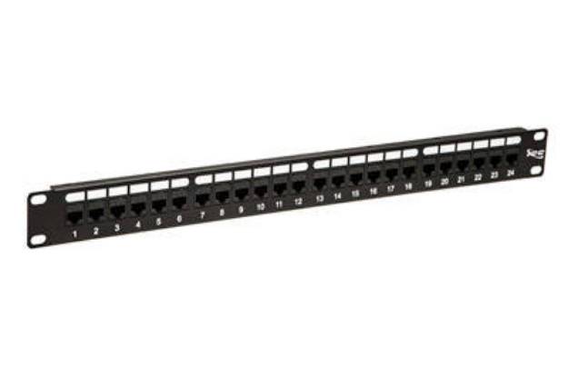 Picture of ICC ICMPP24CP6 - PATCH PANEL,CAT 6, FEED-THRU 24-P,1RMS