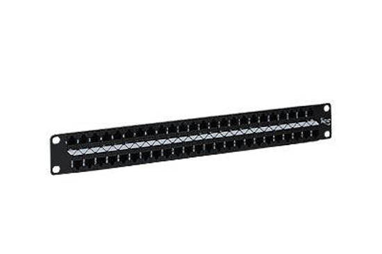 Picture of ICC ICMPP48C51 - PATCH PANEL, CAT5E, FEEDTHRU, 48-P, 1RMS