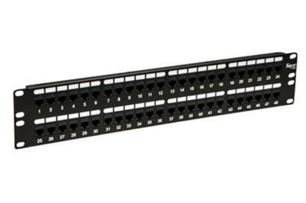 Picture of ICC ICMPP48CP6 - PATCH PANEL,CAT 6, FEED-THRU 48-P,2RMS