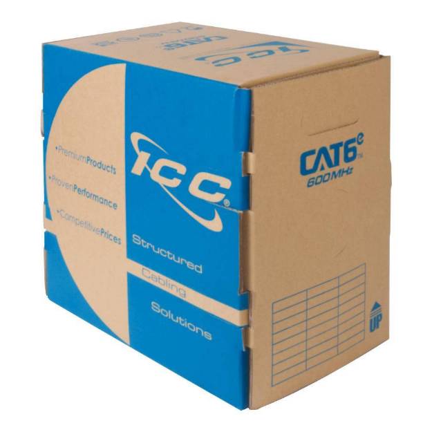 Picture of ICC ICCABR6EBL - CAT6e CMR PVC Cable Blue