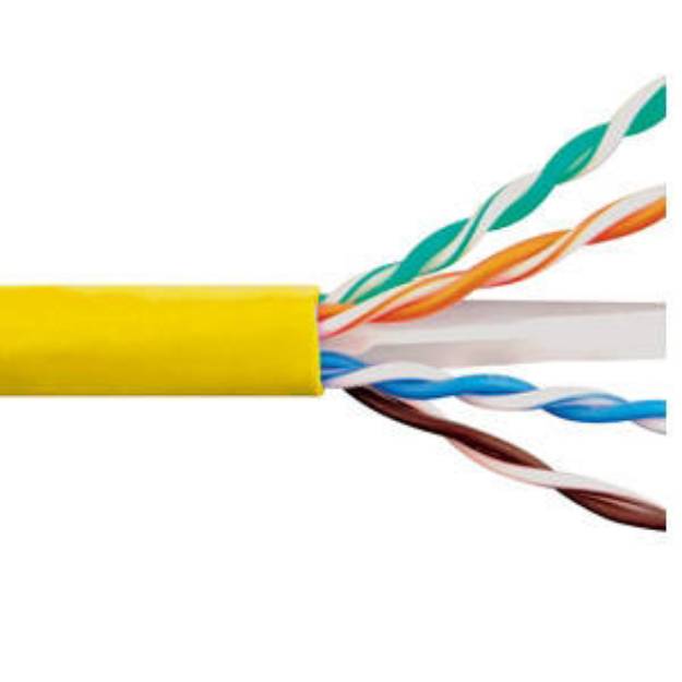 Picture of ICC ICCABR6EYL - CAT6e CMR PVC CABLE YELLOW