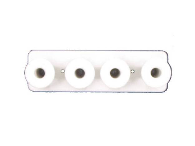Picture of Dynacom DY-198A1M - 1X4 METAL MUSHROOM BOARD WHITE