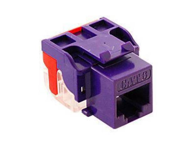 Picture of ICC CAT6JACK-PR - IC1078L6PR CAT6 JACK PURPLE EZ