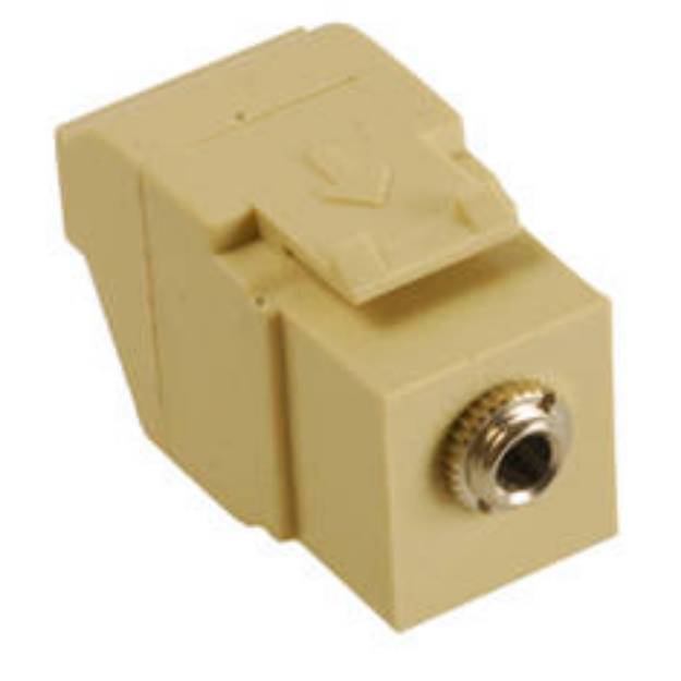 Picture of ICC IC107SAPIV - MODULE, STEREO AUDIO, 3.5 MM, IVORY