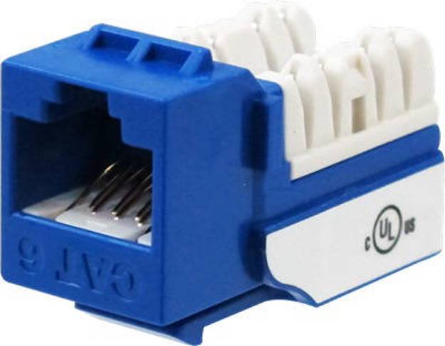 Picture of Wavenet WAV-6EKSJBL - CAT6 JACK BLUE