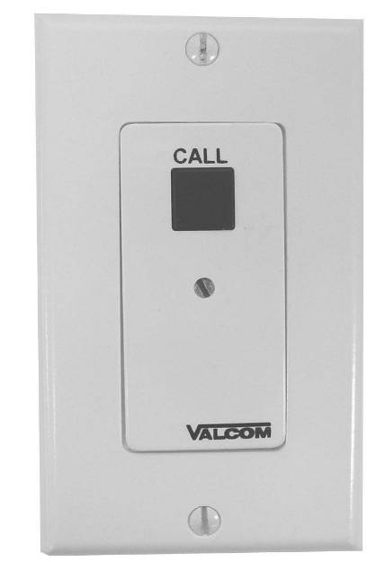 Picture of VALCOM V-2991-W - Call in switch w/volume control, white