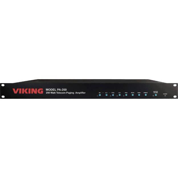 Picture of Viking Electronics PA-250 - 250 Watt / 70V Telecom Paging Amplifier
