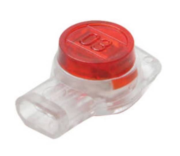 Picture of Steren 300-072 - UR 3-PORT RED CONNECTOR 100 PACK