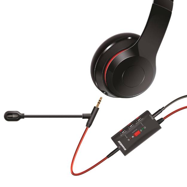 Picture of DreamGear DG-DGUN-2904 - Boomchat Headphone Gaming Adapter
