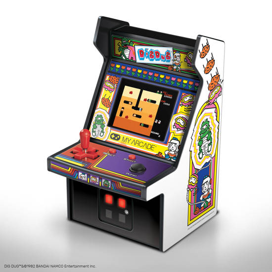 Picture of DreamGear DG-DGUNL-3221 - 6" COLLECTIBLE RETRO DIG DUG MICRO PLAYE