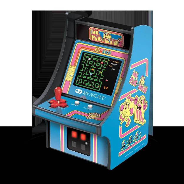 Picture of DreamGear DG-DGUNL-3230 - 6.75" RETRO MS. PAC-MAN MICRO PLAYER